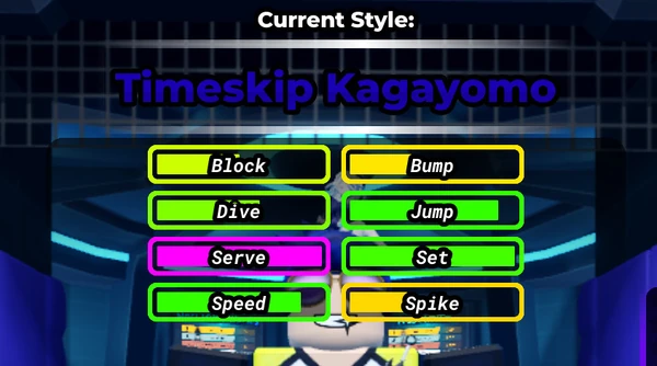 Kageyomo style in Volleyball Legends