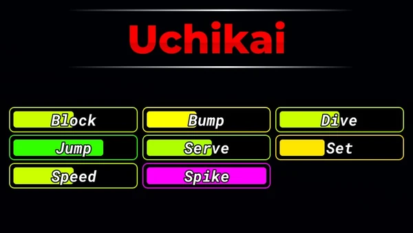Uchikai style in Volleyball Legends